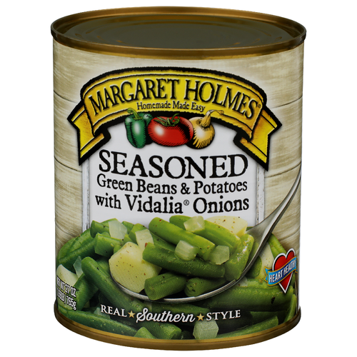 Margaret Holmes With Vidalia Onions Seasoned Green Beans & Potatoes - 27 Ounce