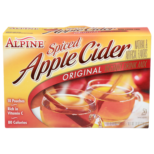 Alpine Spiced Apple Cider Original Instant Drink Mix - 0.74 Ounce - 10 Count