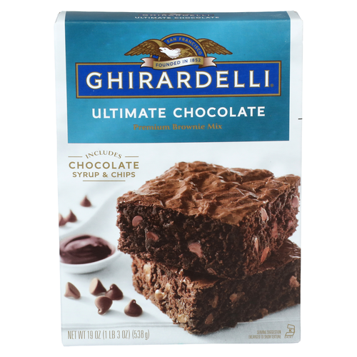 Ghirardelli Ultimate Chocolate Premium Brownie Mix - 19 Ounce