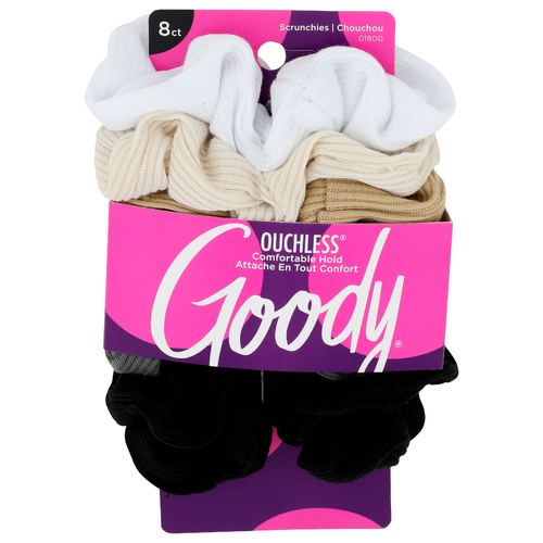 Goody Ouchless Scrunchies - 8 Count