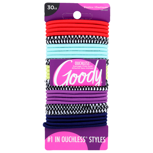 Goody Ouchless Elastics - 30 Count