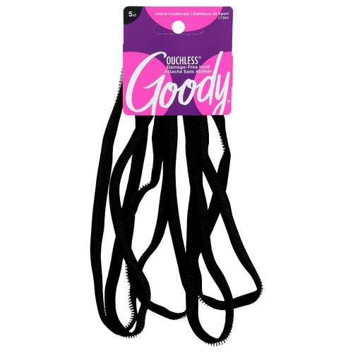 Goody Ouchless Active Headwraps - 5 Count