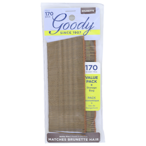 Goody Brunette Bobby Pins - 170 Count