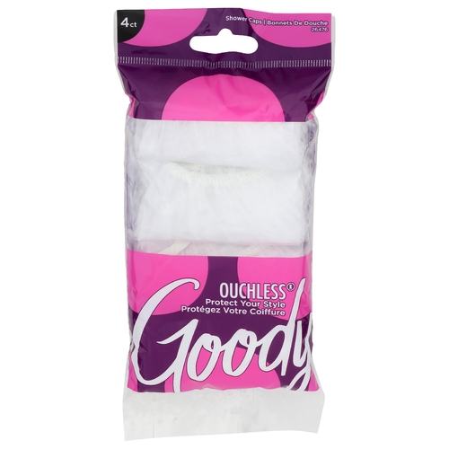 Goody Ouchless Shower Caps - 4 Count