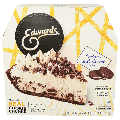 Edwards Cookies And Creme Pie - 26 Ounce