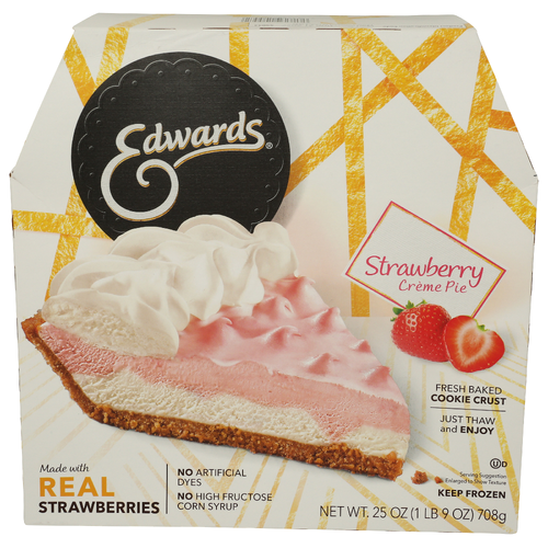 Edwards Strawberry Creme Pie - 25 Ounce