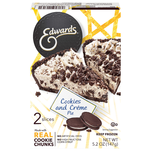 Edwards Single Serve Cookies & Crème Pies - 5.2 Ounce