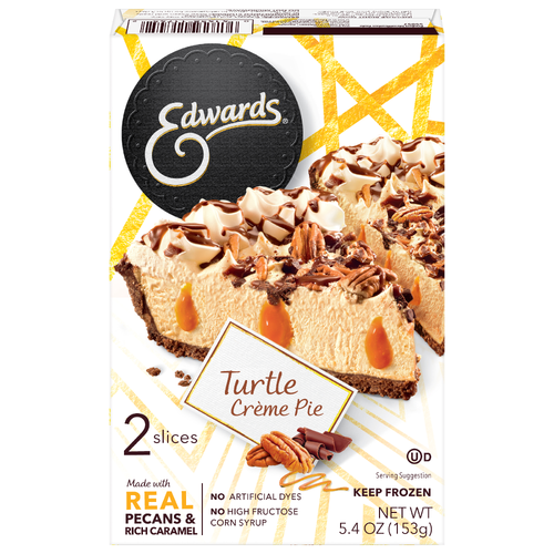 EDWARDS® Turtle Pie Slices Singles - 5.4 Ounce