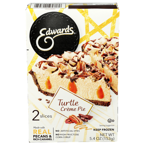Edwards Single Serve Turtle Crème Pies - 2.7 Ounce - 2 Count