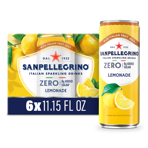 Sanpellegrino Zero Blood Lemonade Italian Sparkling Beverage - 66.9 Ounce