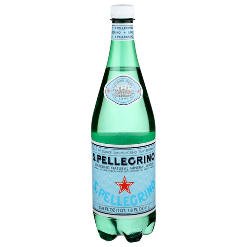 S. Pellegrino Sparkling Natural Mineral Water - 33.8 Fluid Ounce