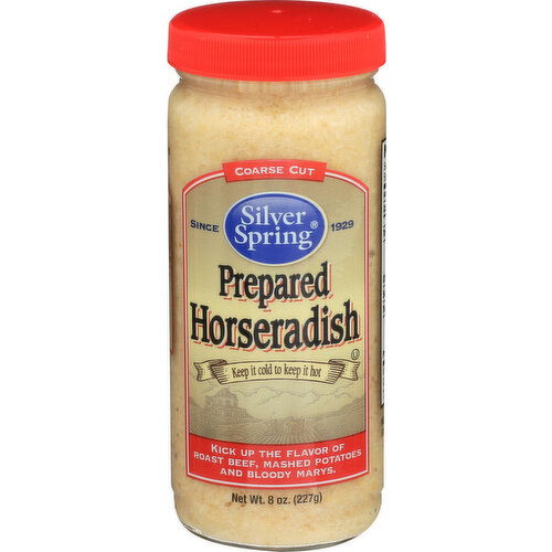 SILVER SPRING Prepared Horseradish Coarse Cut - 8 Ounce
