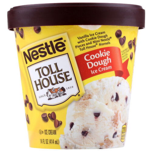 Toll House Frozen Dairy Dessert, Cookie Dough - 14 Fluid Ounce