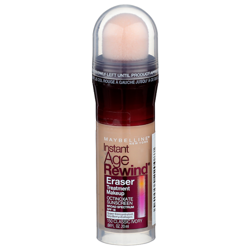 MAYBELLINE NEW YORK 150 Classic Ivory Instant Age Rewind Eraser - 0.68 Fluid Ounce
