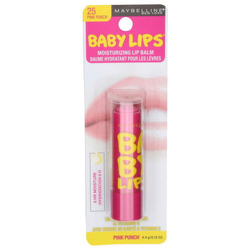Maybelline 25 Pink Punch Baby Lips - 0.15 Ounce