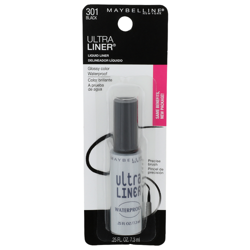 Maybelline 301 Black New York Ultra Liquid Liner - 0.25 Fluid Ounce