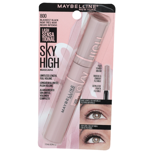 Maybelline 800 Blackest Black New York Mascara - 7.2 ml