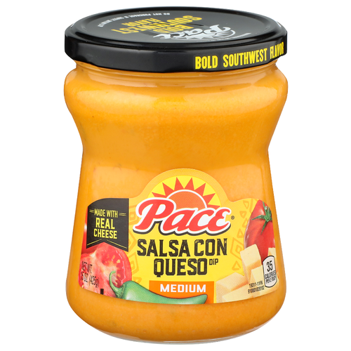 Pace Medium Salsa Con Queso Dip - 15 Ounce