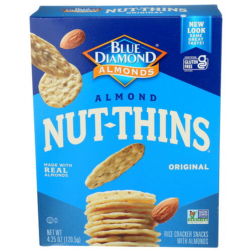 Blue Diamond Nut-Thins Original Almond - 4.25 Ounce