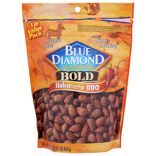 Blue Diamond Almonds Bold Habanero BBQ Value Pack - 16 Ounce