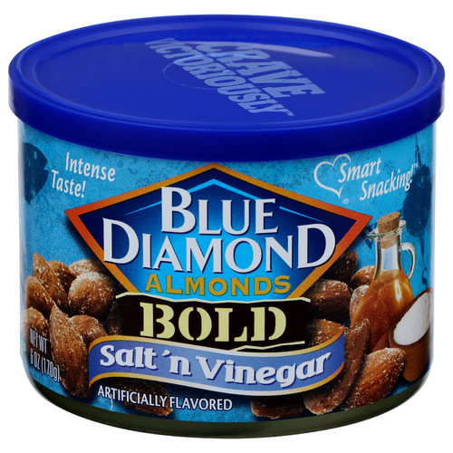 Blue Diamond Almonds Salt 'n Vinegar Bold 'n - 6 Ounce