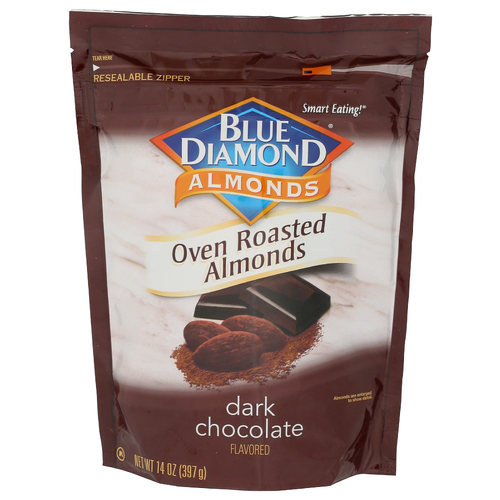 Blue Diamond Dark Chocolate Oven Roasted - 14 Ounce