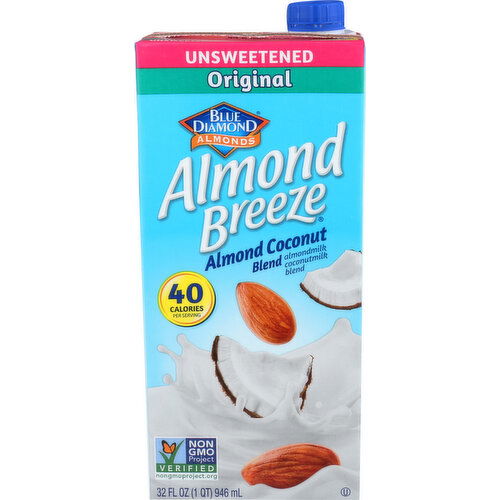 ALMOND BREEZE Beverage Blends Coconut Unsweetened Original - 32 Fluid Ounce