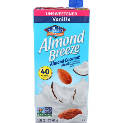 Almond Breeze Blend Coconut Unsweetened Vanilla - 32 Fluid Ounce