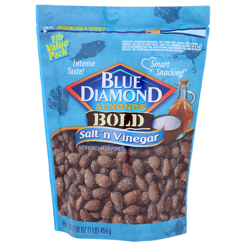 Blue Diamond Almonds Bold Salt'n Vinegar Value Pack - 16 Ounce
