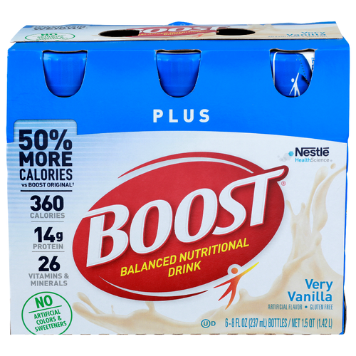 Nestle Healthscience Boost Very Vanilla Balanced Nutritional Drink - 8 Fluid Ounce - 6 Count
