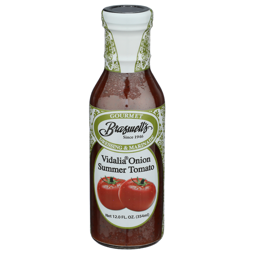 BRASWELL's Vidalia Onion Summer Tomato Thick Gourmet Dressing & Marinade - 12 Fluid Ounce - 1 Count
