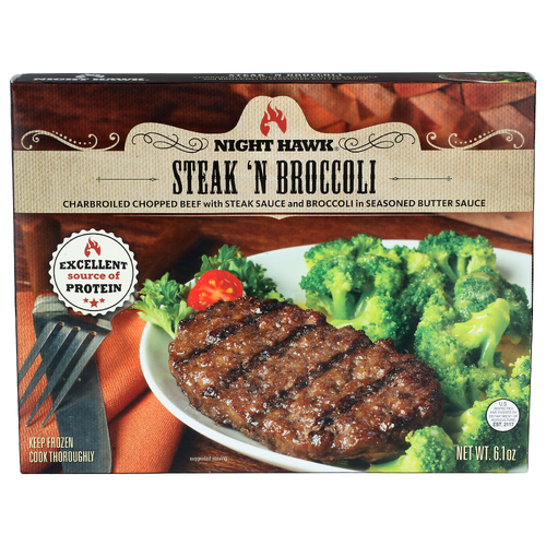 Night Hawk Steak 'n Broccoli - 6.1 Ounce