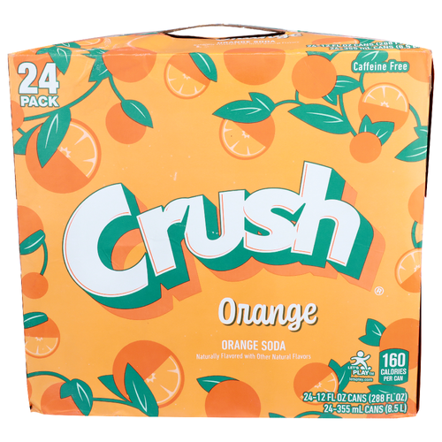 Crush Orange Soda - 12 Fluid Ounce - 24 Count