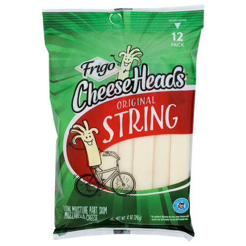 Frigo Cheese Heads Mozzarella Original String - 12 Ounce