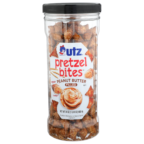 Utz Peanut Butter Filled Pretzel Bites - 24 Ounce