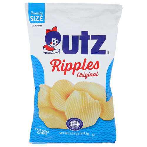 Utz Ripples Original Potato Chips - 7.75 Ounce