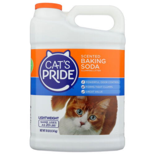 CAT's Pride Lightweight, Scented, Baking Soda Scented Clumping Litter - 10 Pound