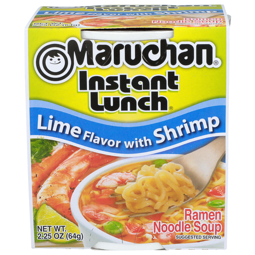 Maruchan Instant Lunch Lime Flavor With Shrimp Ramen Noodle Soup - 2.25 Ounce