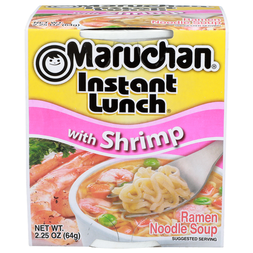 Maruchan Instant Lunch With Shrimp Ramen Noodle Soup - 2.25 Ounce