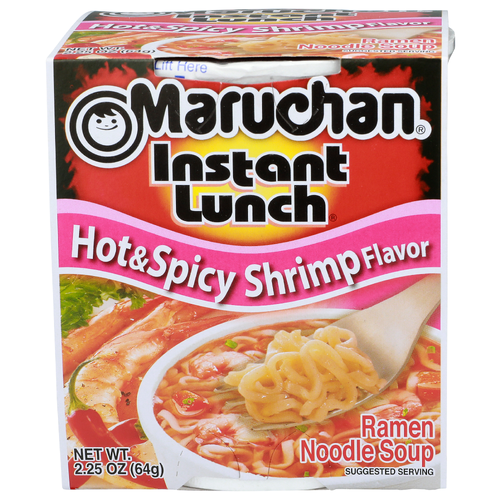 Maruchan Instant Lunch Hot & Spicy Shrimp Flavor Ramen Noodle Soup - 2.25 Ounce