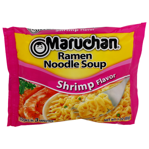 Maruchan Shrimp Flavor Ramen Noodle Soup - 3 Ounce