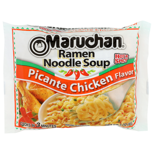 Maruchan Picante Chicken Flavor Ramen Noodle Soup - 3 Ounce