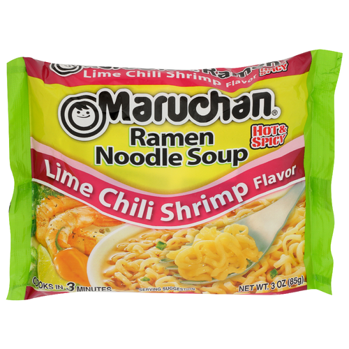 Maruchan Lime Chili Shrimp Ramen Noodle Soup - 3 Ounce