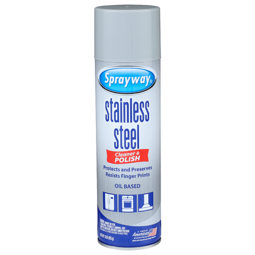 Sprayway Oil Based Stainless Steel Cleaner & Polish - 15 Ounce
