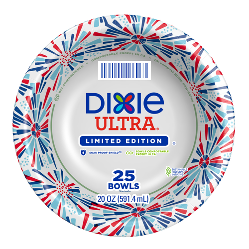 Dixie Paper Bowls - 25 Each Image 1 of 2