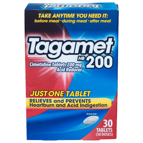 Tagamet Hb 200 Acid Reducer Cimetidine Tablets - 30 Count