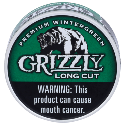 Grizzly Long Cut Moist Snuff - 1.2 Ounce