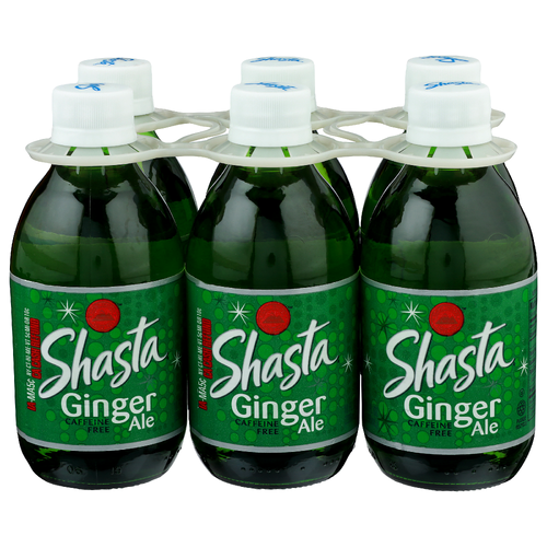 Shasta Ginger Ale - 10 Fluid Ounce - 6 Count