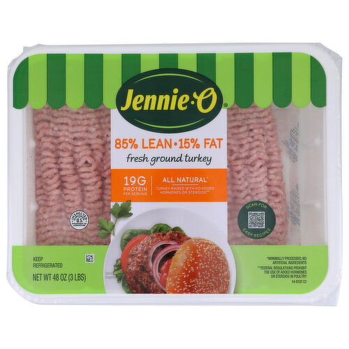 Jennie-O Jo 85 Grnd Tky Tray Pk - 48 Ounce