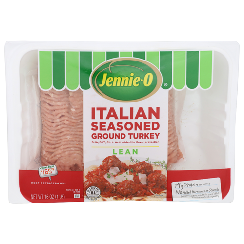 JENNIE-O Italian Seasoned Lean Jennieo Ground Turkey - 16 Ounce Image 1 of 4